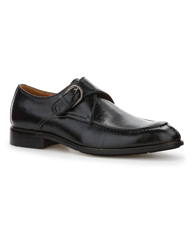 Elegant Accents Single Monk Strap Dress Shoe