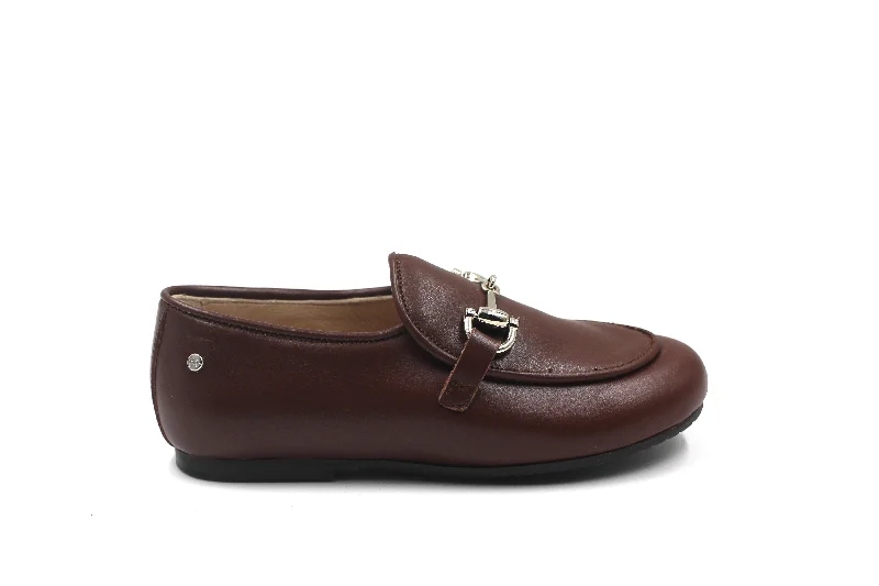 Chic Edge Manuela De Juan Brown Buckle James Loafer