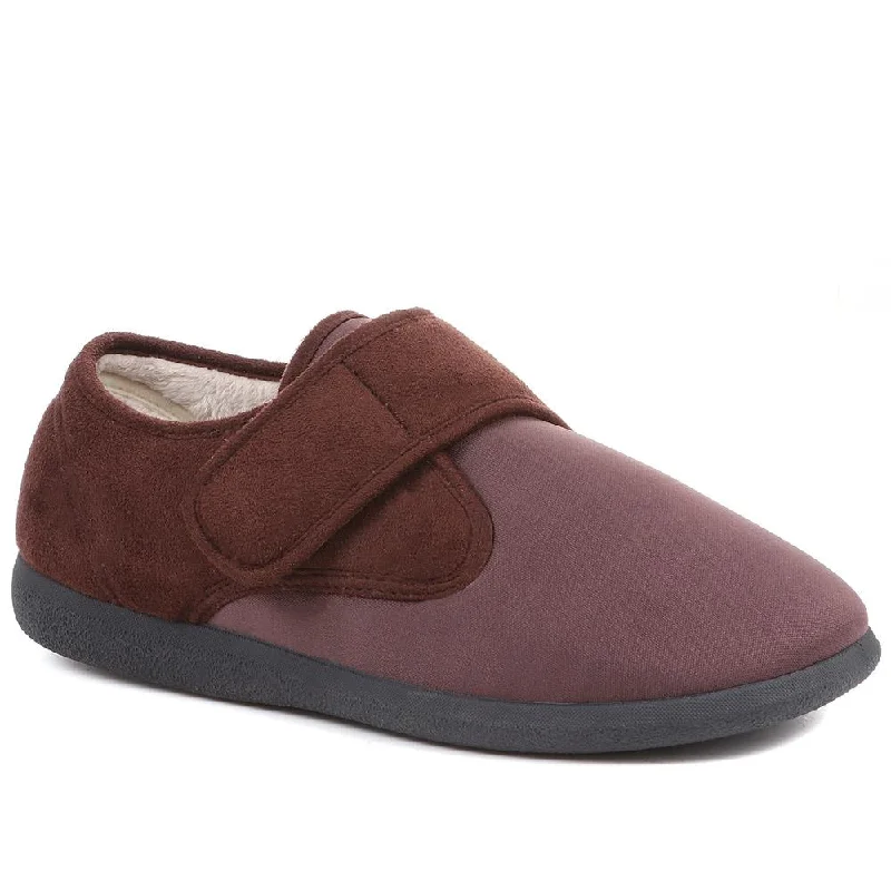 Fashion Enthusiast Extra Wide Fit Adjustable Slippers - SPALDING / 323 121