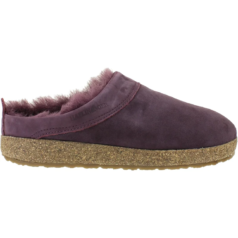 City Chic Women's Haflinger Snowbird Mauve Shearling