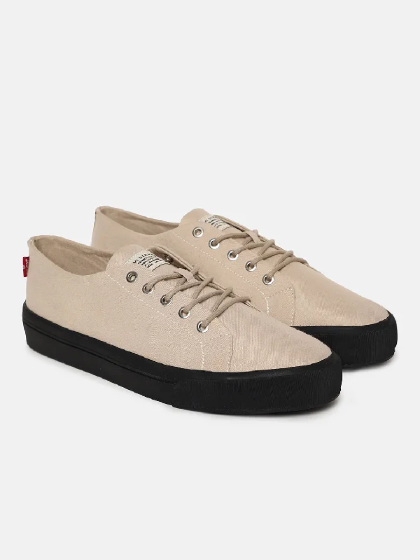 Ultra Sleek Men's White Solid Shoes
