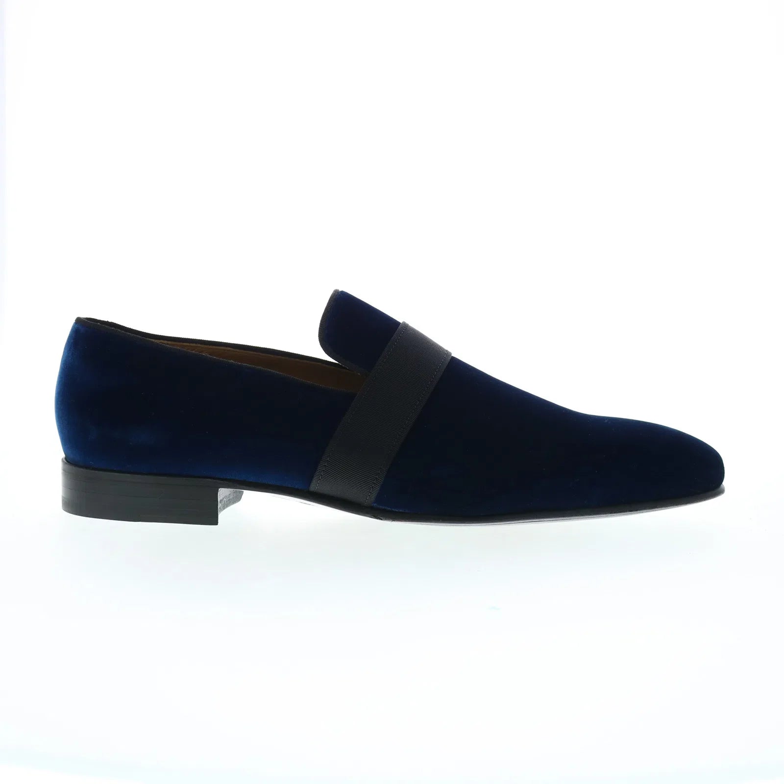 Glamorous Appeal Pastori by Di Bianco Galba Velvet Cerulean Mens Blue Loafers Casual Shoes
