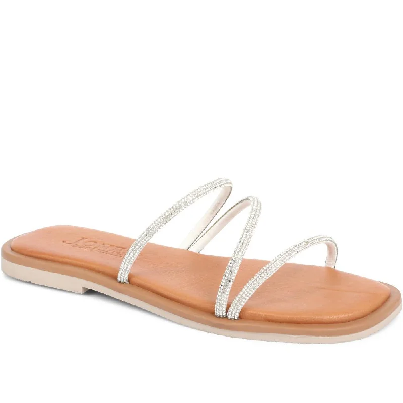 Casual Comfort Geanna Embellished Mule Sandals - GEANNA / 323 919