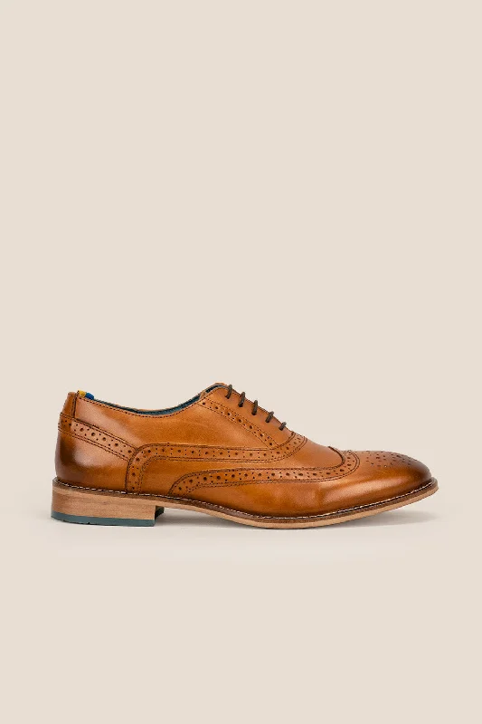 Luxe Styling Winston Tan Wide Fit