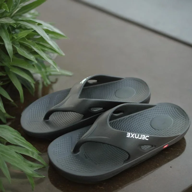 Polished Look Black Slippers for men