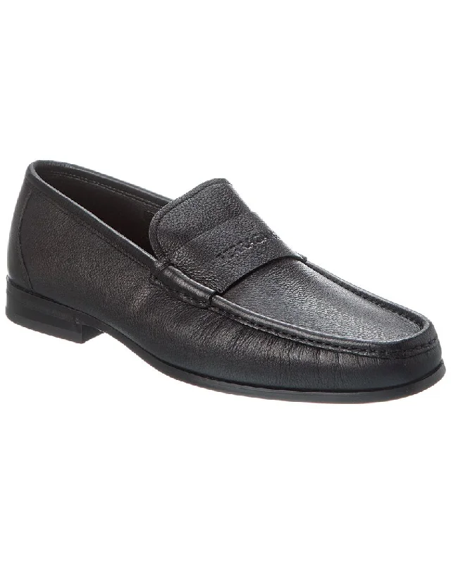 Fashion Excellence Ferragamo Dupont Leather Loafer