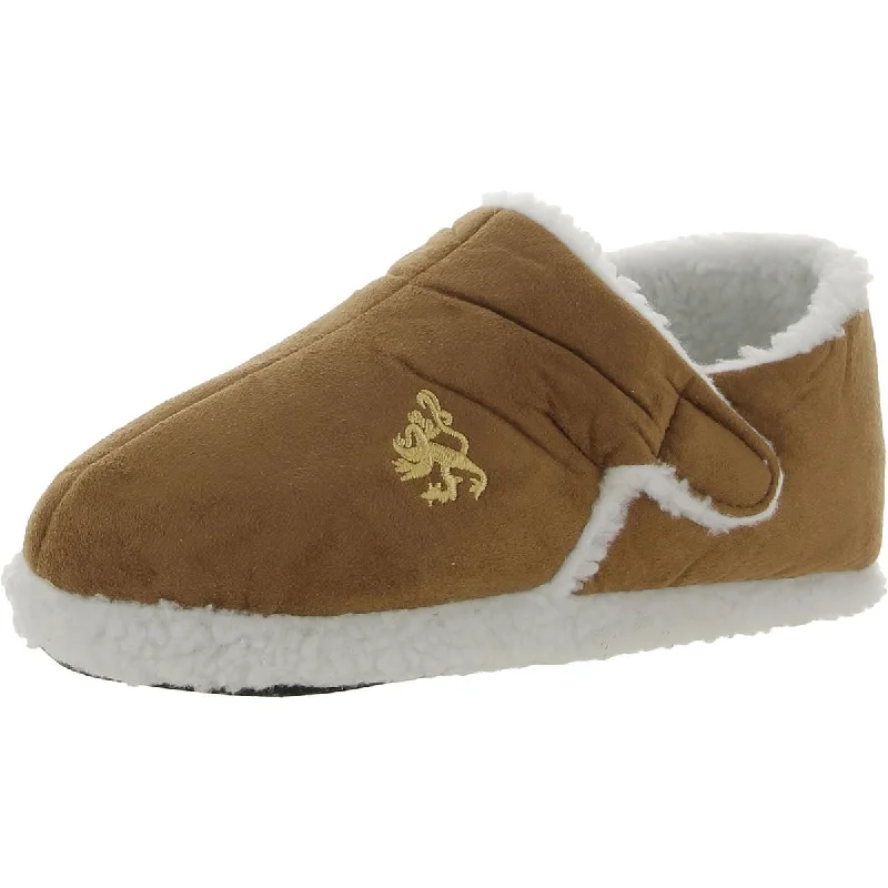 Urban Chic US Nordic Mens Warm and Fuzzy Faux Suede Cozy Loafer Slippers