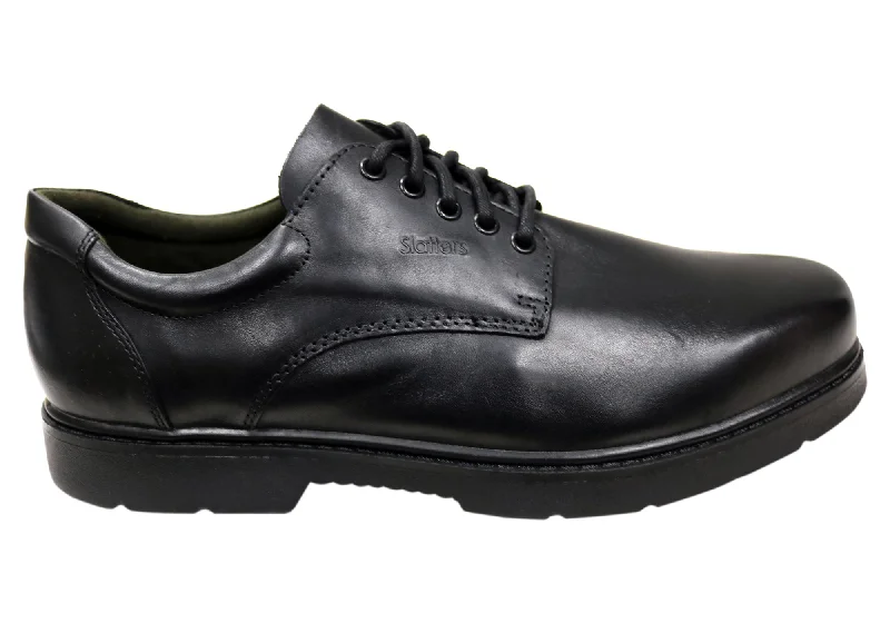 High Impact Slatters Trent Mens Comfortable Leather Lace Up Dress Shoes