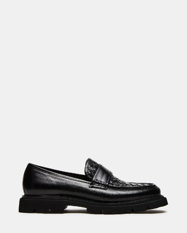 Statement Piece STRAND BLACK LEATHER