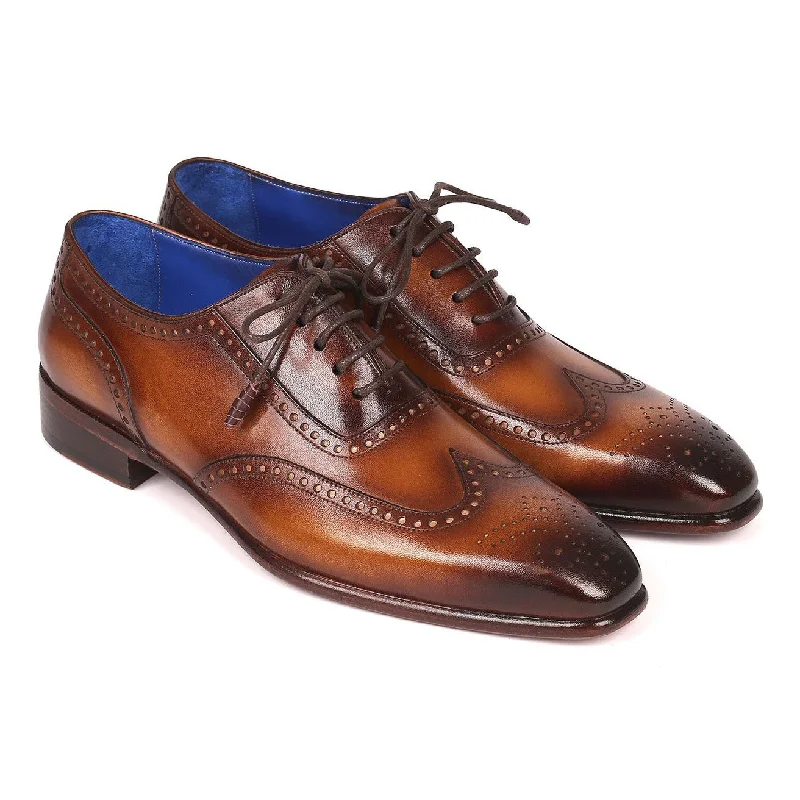 Bold Flair Paul Parkman Men's Designer Shoes Brown Calf-Skin Leather Wing-Tip Oxfords 711W03 (PM6203) Bold Flair Paul Parkman Men's Designer Shoes Brown Calf-Skin Leather Wing-Tip Oxfords 711W03 (PM6203)