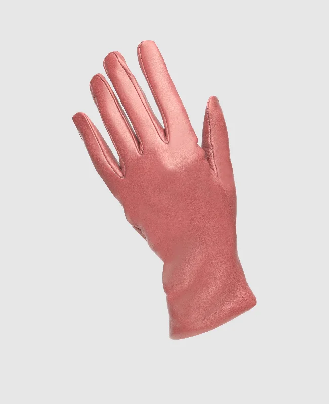 Minimal Aesthetic Fine leather gloves - Bordeaux
