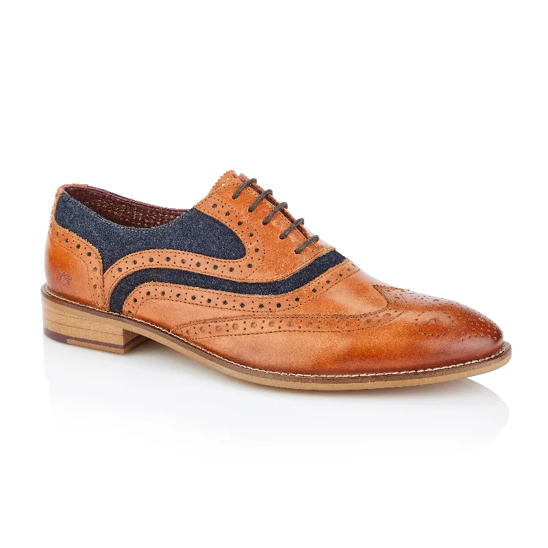 Regal Look Shelby Oxford Tan / Navy