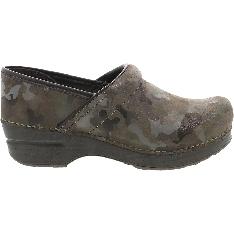 Statement Elegance Women's Dansko Professional Camo Suede