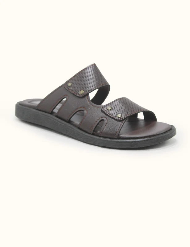 Glamorous Appeal Brown | Soft Slippers for Men