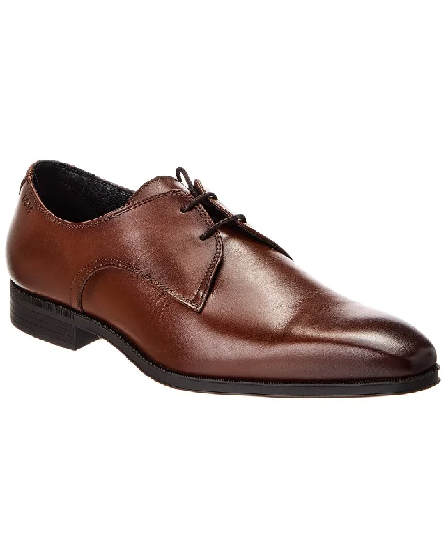 Unique Texture Hugo Boss Theon Leather Derby