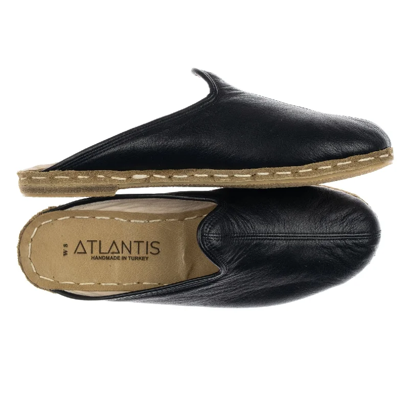 Luxe Styling Men's Black Slippers