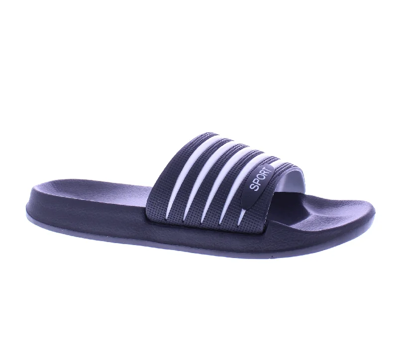 Vintage Glam Men Stripe Slipper