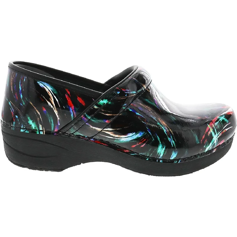 Unique Texture Women's Dansko XP 2.0 Paint Swirl Patent