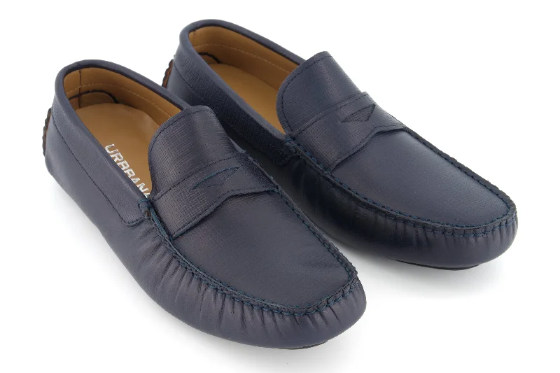 Signature Look Portofino Driving Loafers - Blue