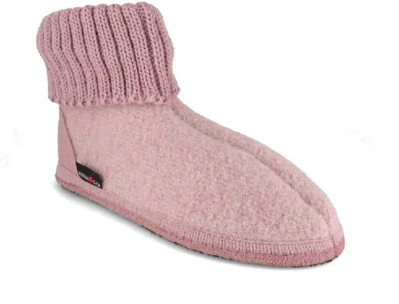 High Fashion HAFLINGER Slipper Boots | 1898, Rosewood