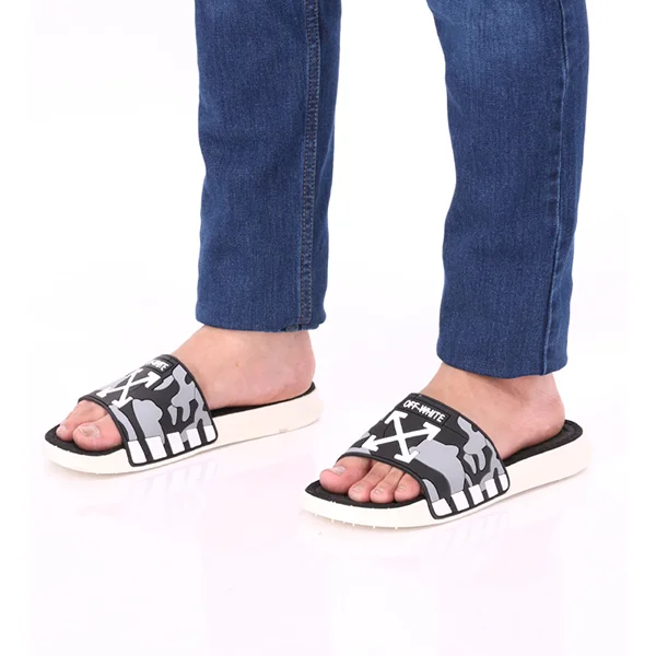 Subdued Elegance Black Soft Slippers for men