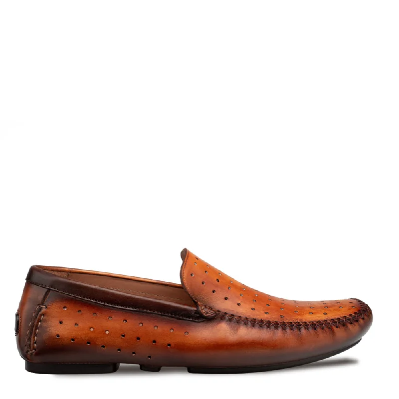 Timeless Allure Perforated Patina Calf Driver