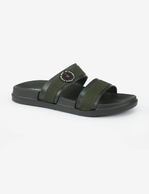 Sumptuous Finish Green | Summer Slippers for Men