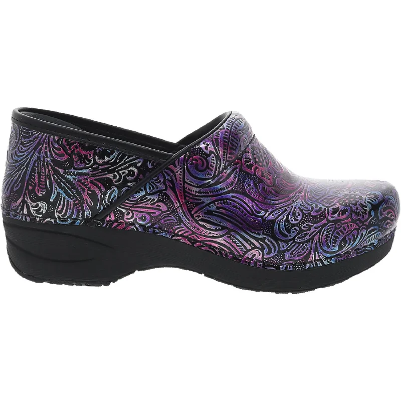 Modern Touch Women's Dansko XP 2.0 Engraved Floral Patent