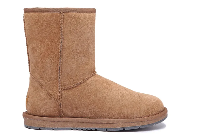Trendsetting Look UGG Australian Shepherd Unisex Short Classic Suede Ugg Boots