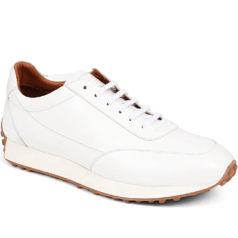 High Fashion Southend Smart Leather Trainers - SOUTHEND / 322 933