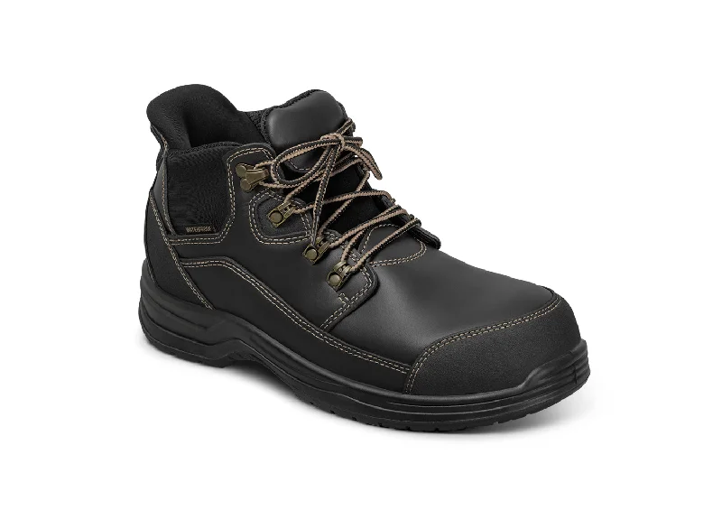 Artisanal Quality Graphite Hands-Free Work Boots - Black