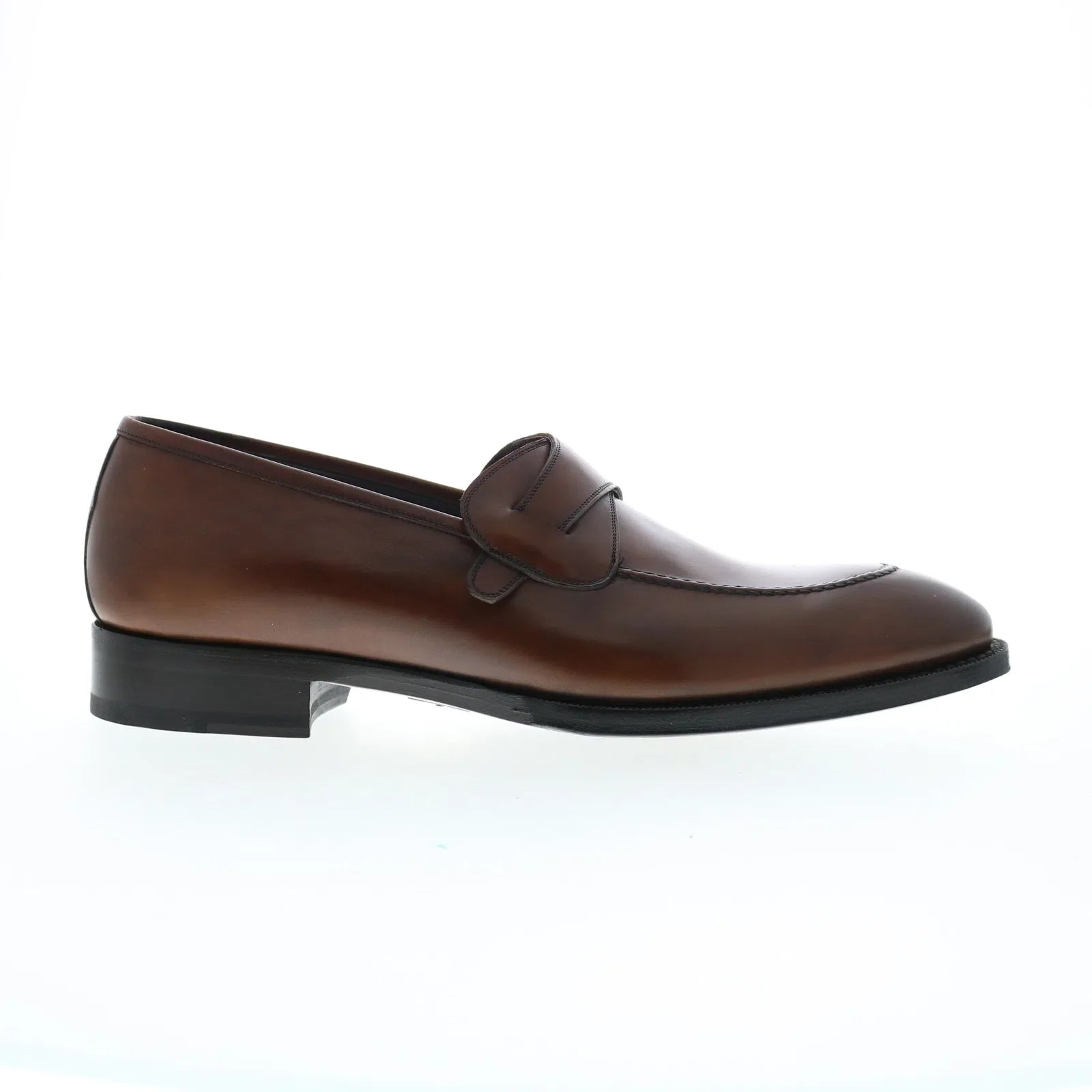 Runway Ready Di Bianco Brienza Deco SBP878 Mens Brown Loafers & Slip Ons Casual Shoes