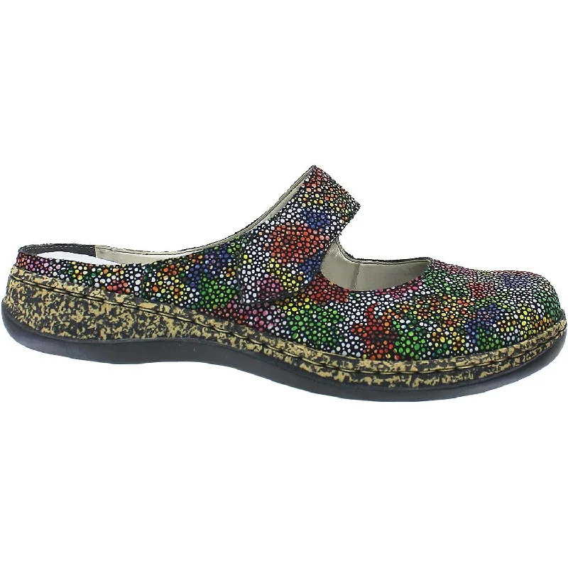 Luxe Feel Women's Rieker 46394-92 Schwarz Multi Flowerbed Synthetic