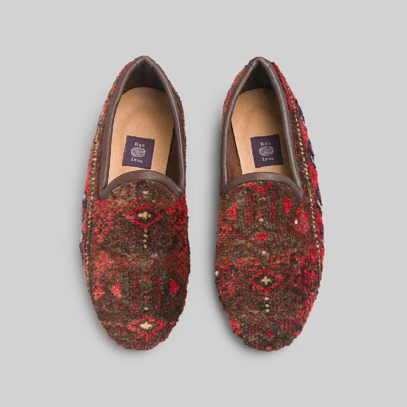 High-End Aesthetic Men's Kilim Loafer Size 7