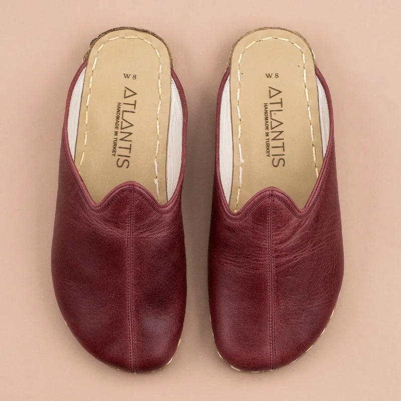Opulent Appeal Men's Scarlet Barefoot Slippers