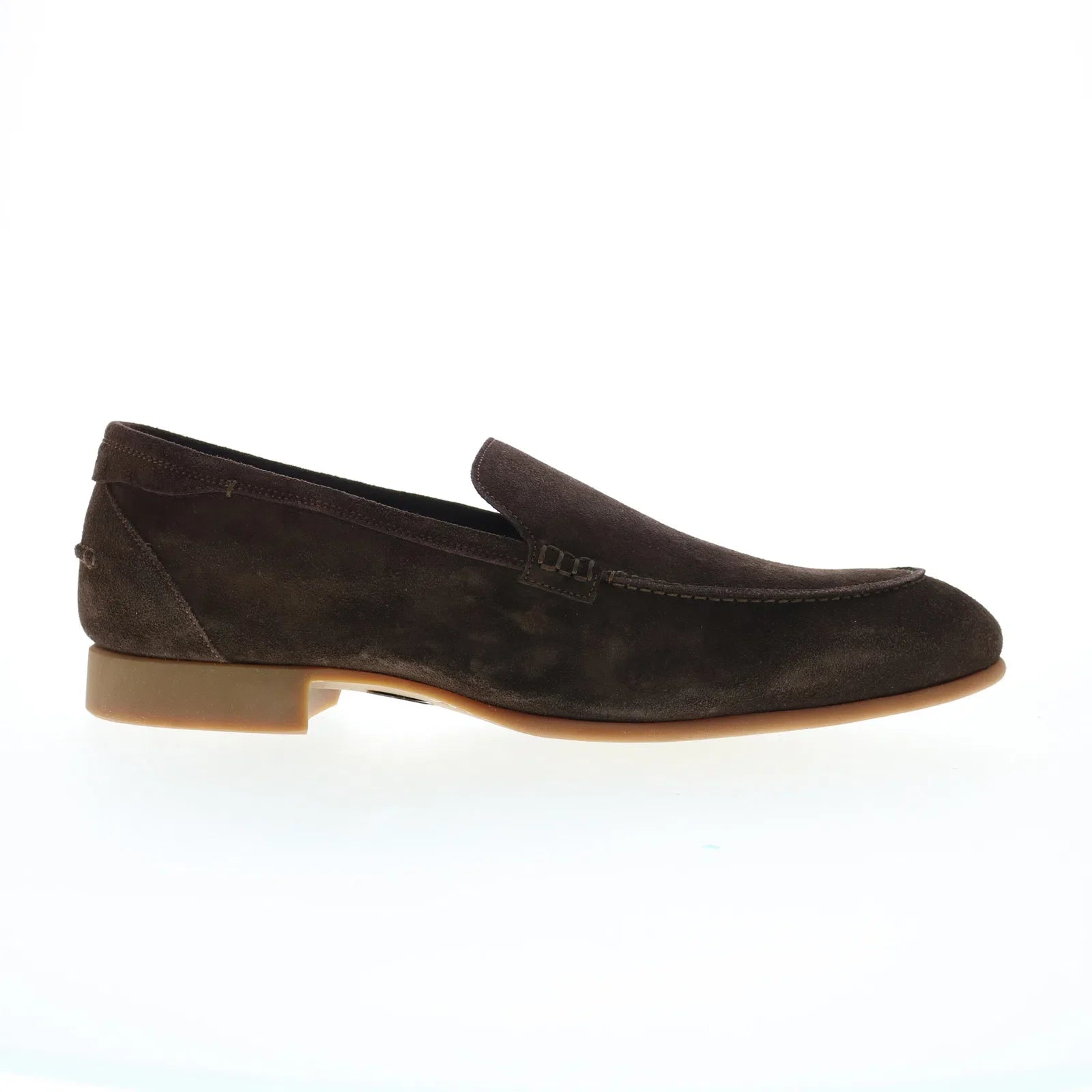 Fashion Innovation Di Bianco Etna Suede Mens Brown Suede Loafers & Slip Ons Casual Shoes