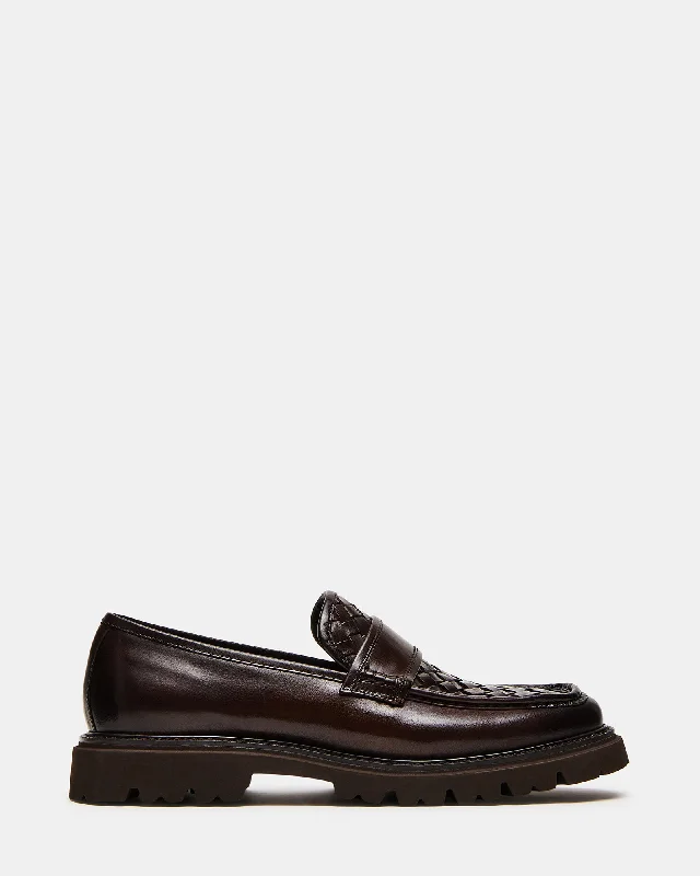 Glamorous Details STRAND BROWN LEATHER
