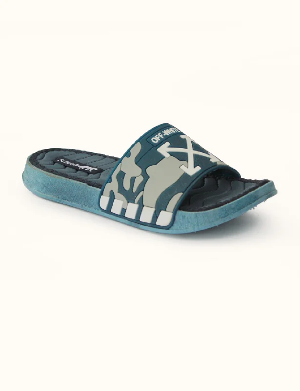 Urban Flair Blue | Soft Slippers for Men