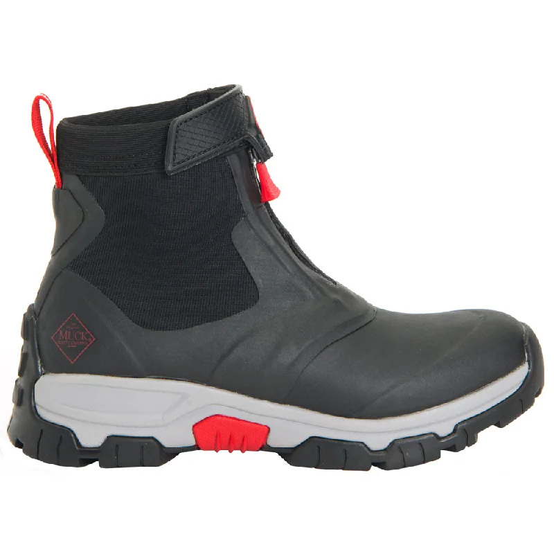 Chic Edge Apex Zippered Rain Round Toe Boots