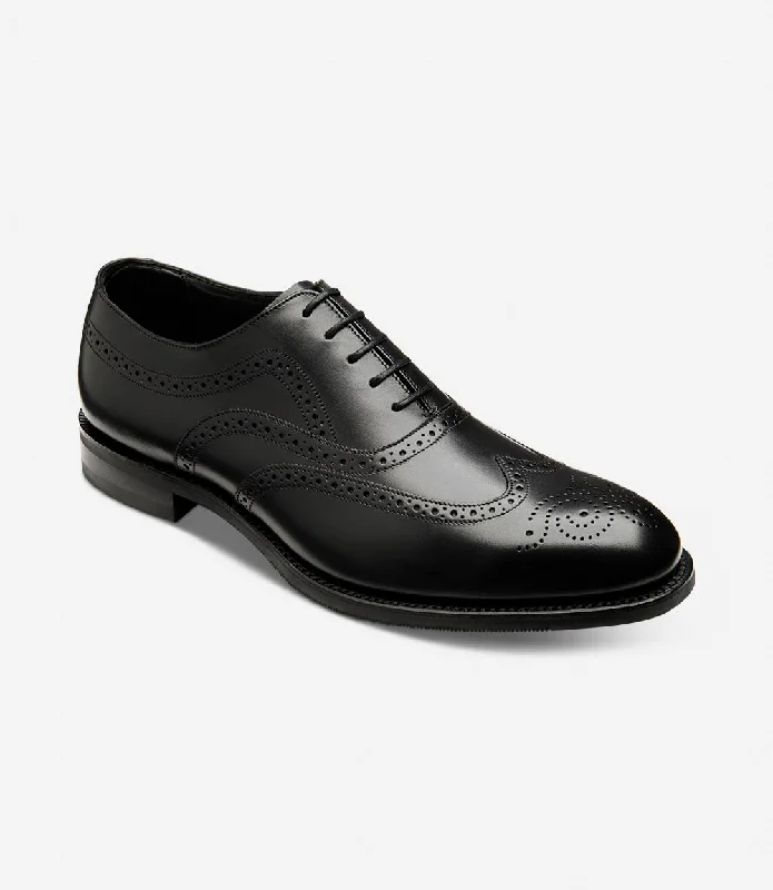 Chic Minimalism LOAKE - Castlegate Premium Brogue Shoe - Black Calf