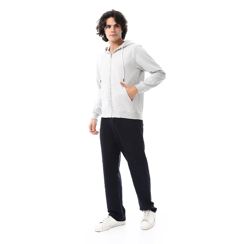 Navy_Blue_Slash_Pockets_Elastic_Waist_Sweatpants