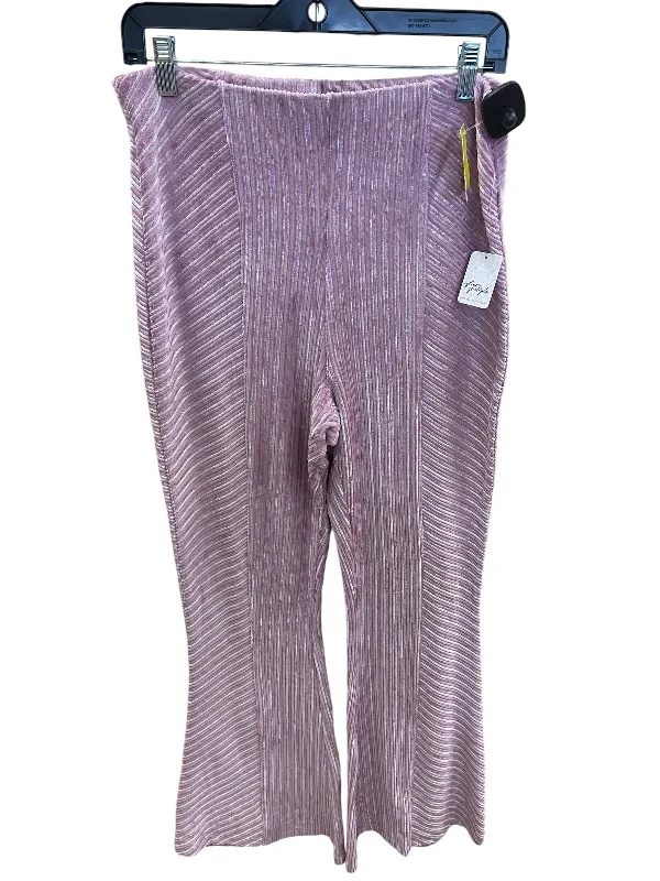 Pants Corduroy By Free People In Purple, Size: L