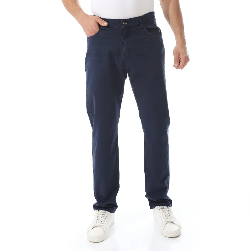 Straight Leg Gabardine Pants