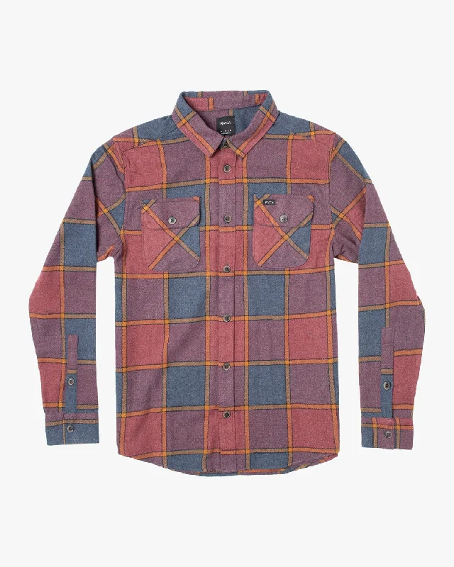 Boys That'll Work Flannel Long Sleeve Shirt - New Moody