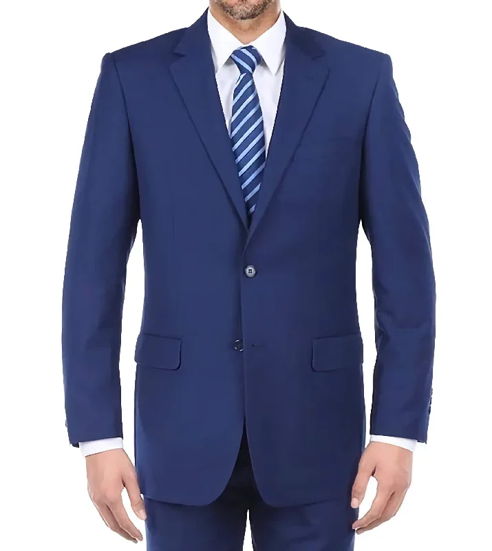 Classic 2 Piece Suit 2 Buttons Regular Fit In Blue