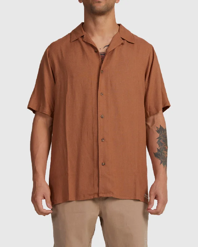 Cuba Short Sleeve Shirt - Copper