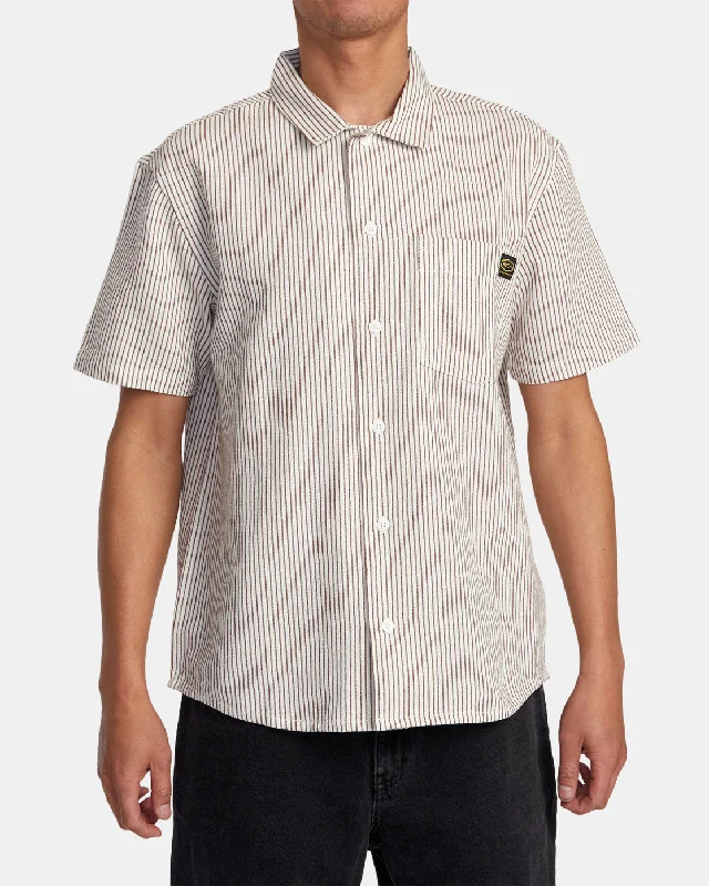 Dayshift Stripe II Short Sleeve Shirt - Natural