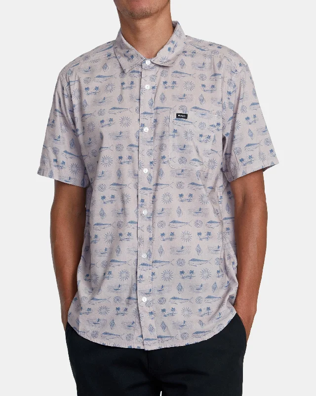 Dorado Short Sleeve Shirt - Pale Mauve