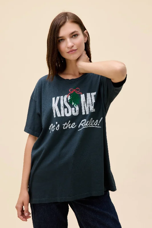 Kiss Me It's The Rules Merch Tee