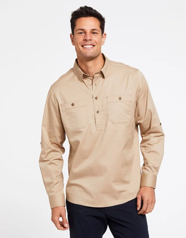 Outback Half Placket Shirt UPF 50+ Technicool Collection